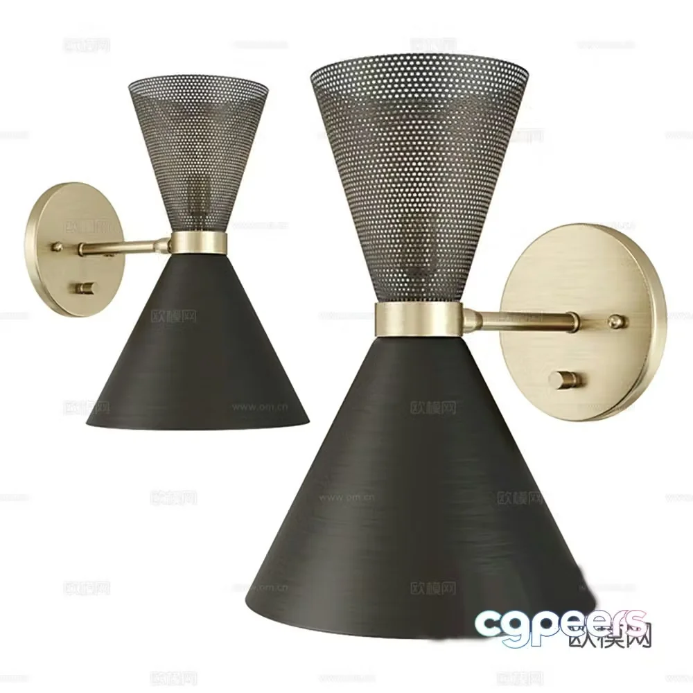 Wall lamp lamp lighting lamp decorative lamp 3d model