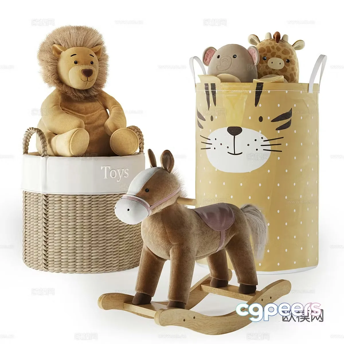Children’s toys Plush toys 3d model