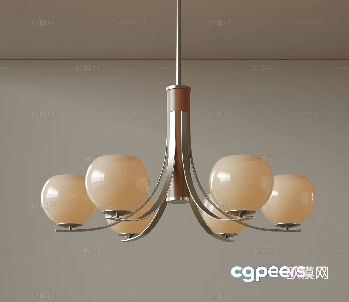 Modern medieval style chandelier Minimalist cream style chandelier Nordic simple chandelier Restaurant chandelier American 3D model