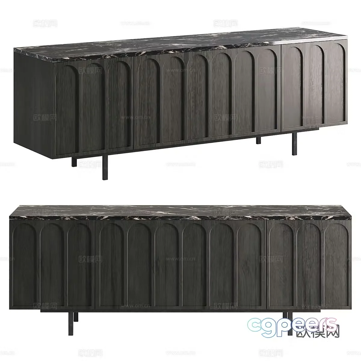 New Chinese style Wasabi GILROY TV cabinet 3D model
