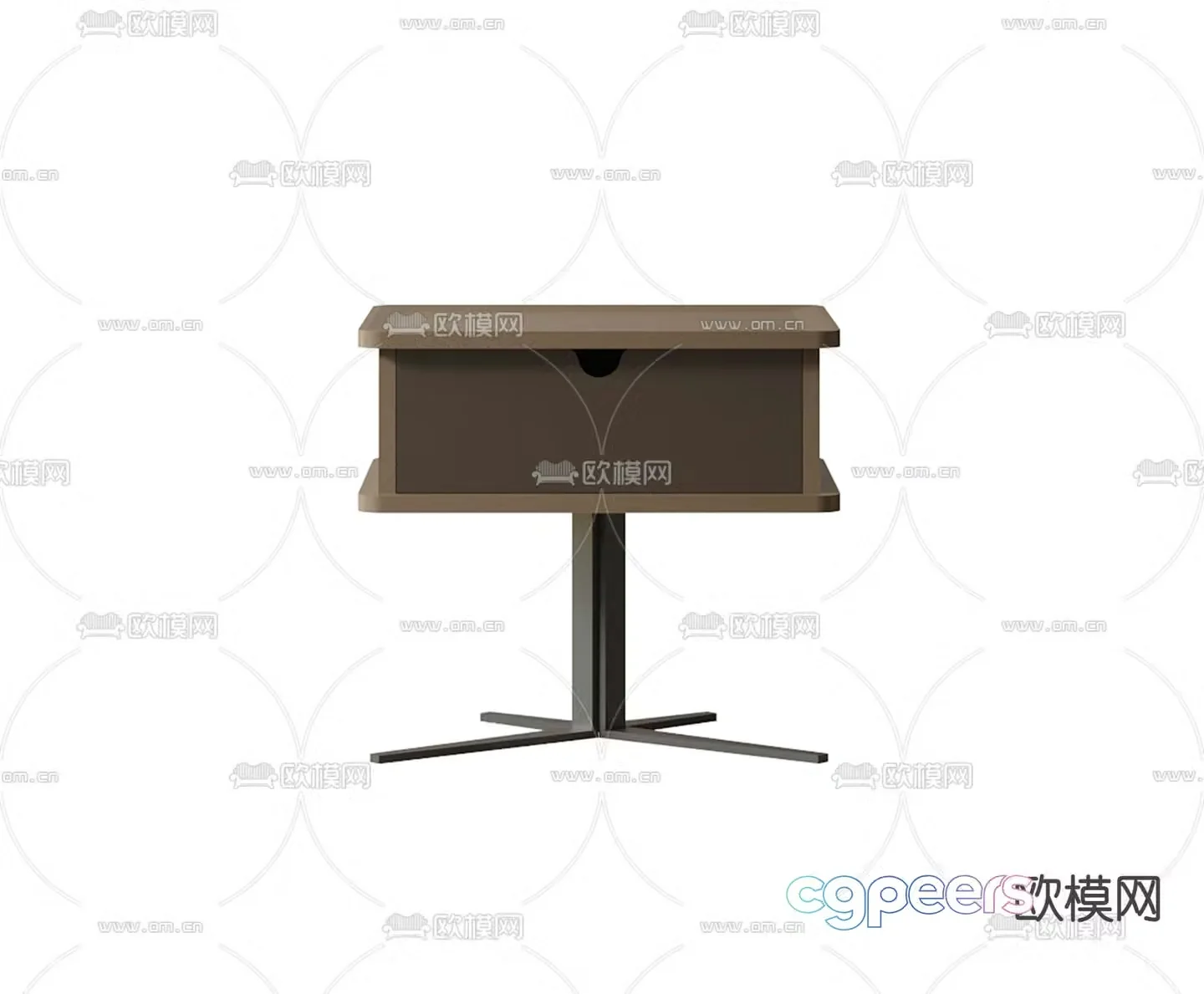 Modern bedside table 3d model