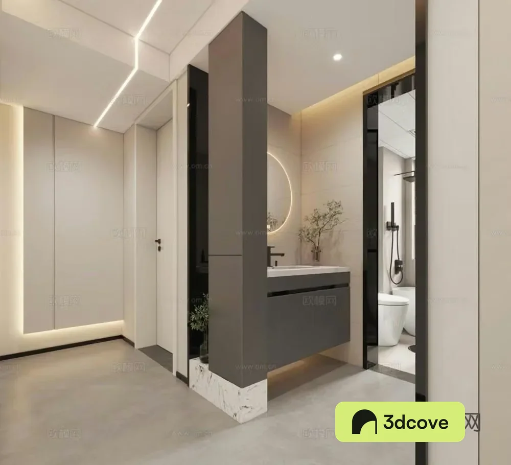 Modern entrance