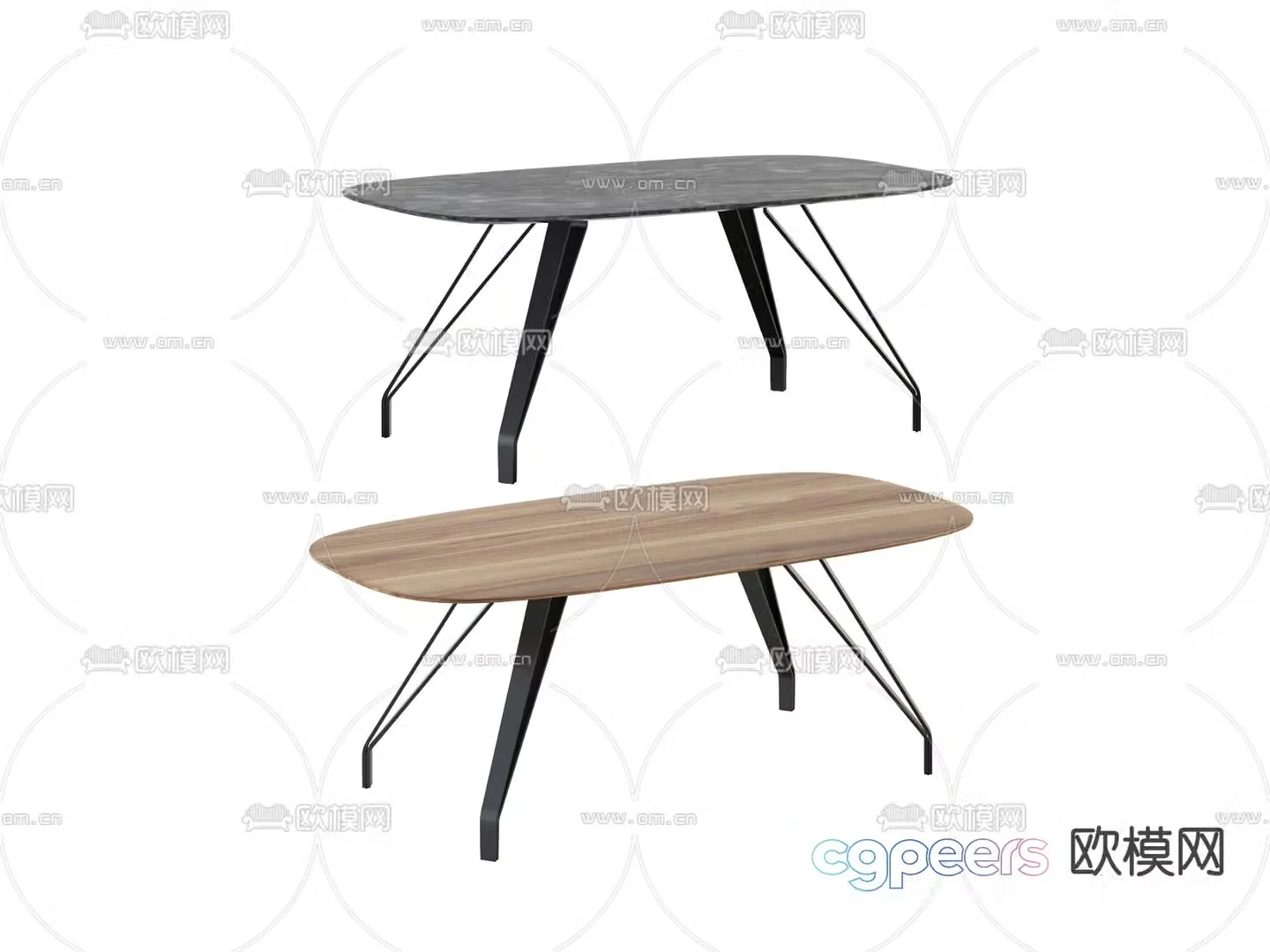 3d model of bar dining table