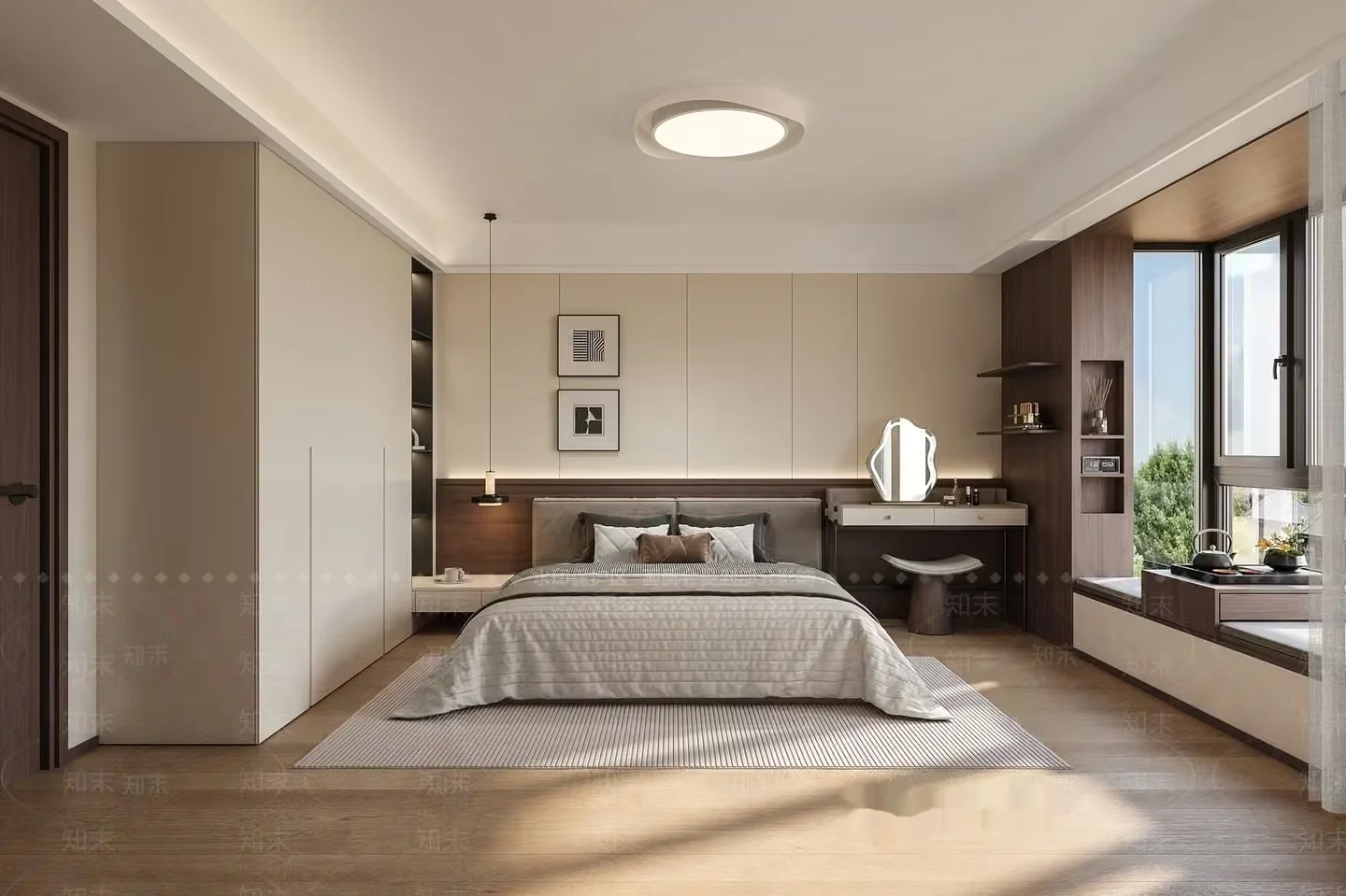 Cozy Bedroom 3D Model – 11574 – VRAY Render