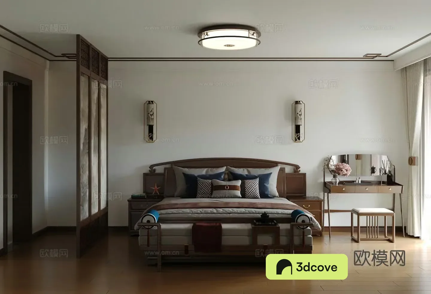 New Chinese bedroom