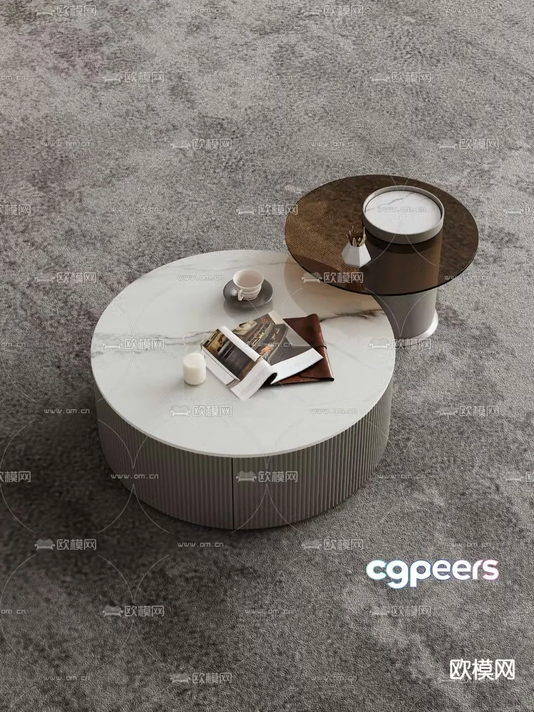 3D model of mother-in-law coffee table
