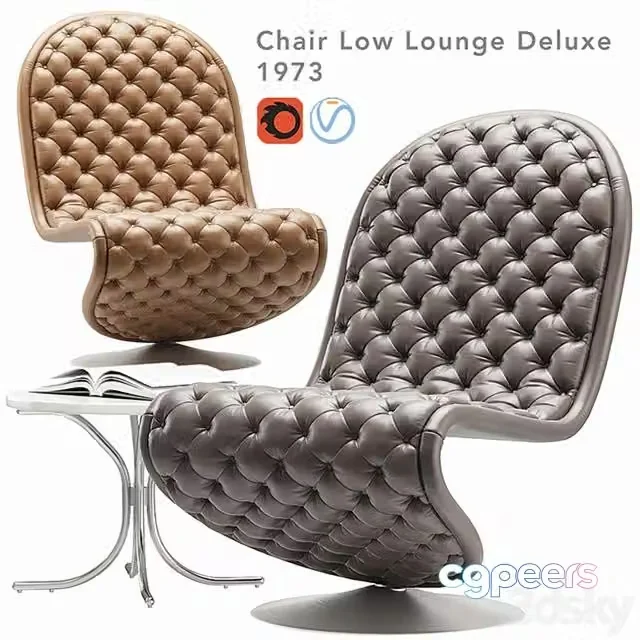 3ds Max Free – Verpan system 123 lounge chair