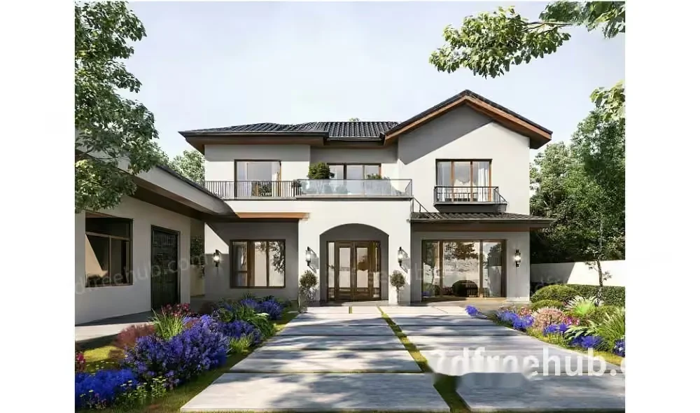 A Modern House 3D Model – 18952 – VRAY Render