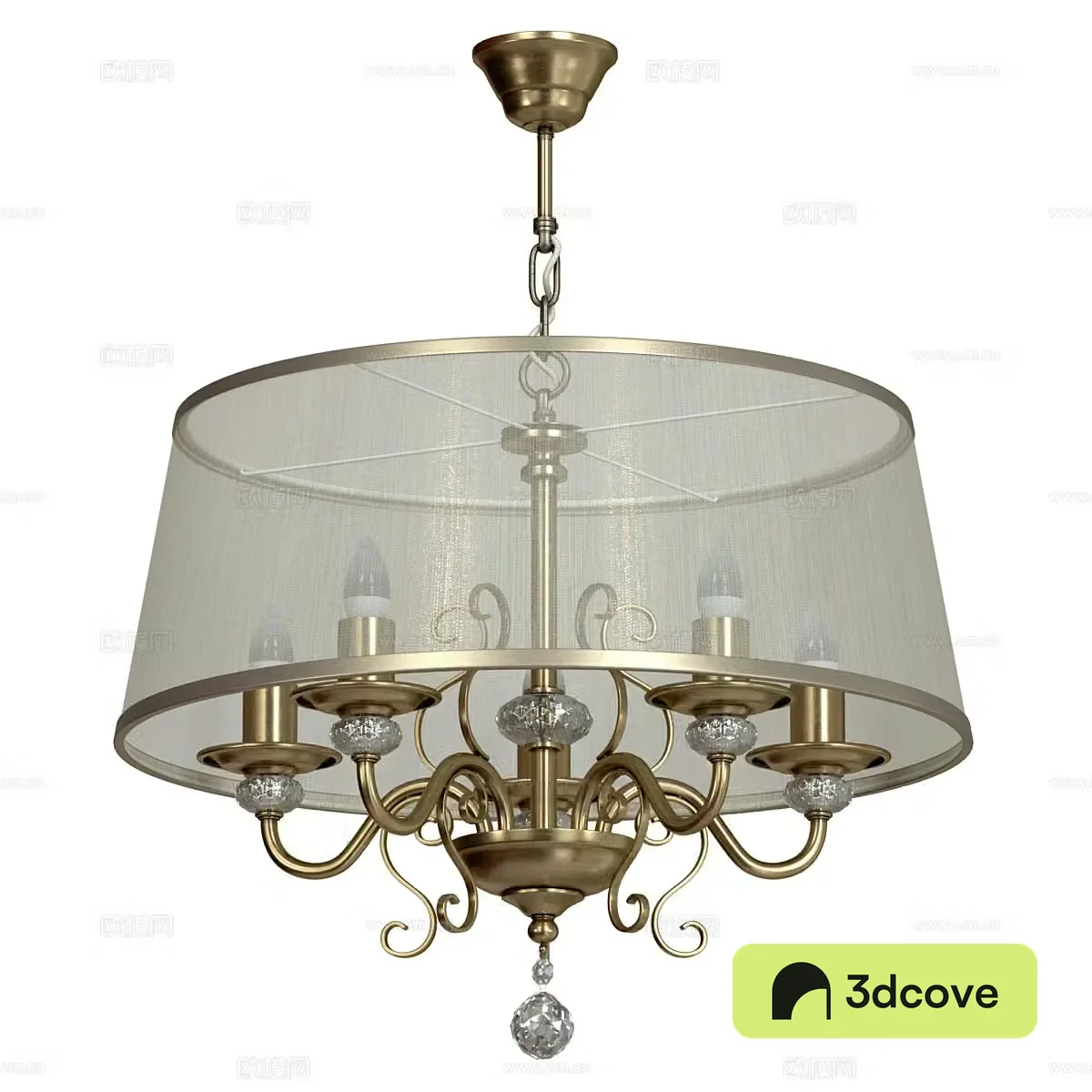 Light luxury chandeliers candlestick chandeliers