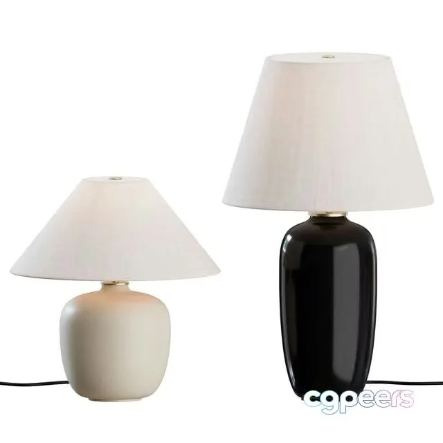 3ds Max Free – Torso Table Lamp By MENU