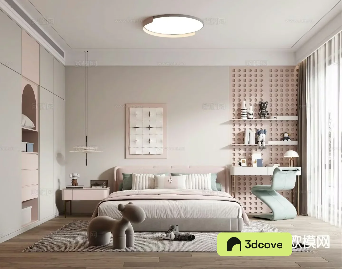 Modern children’s room kid’s room girl’s room