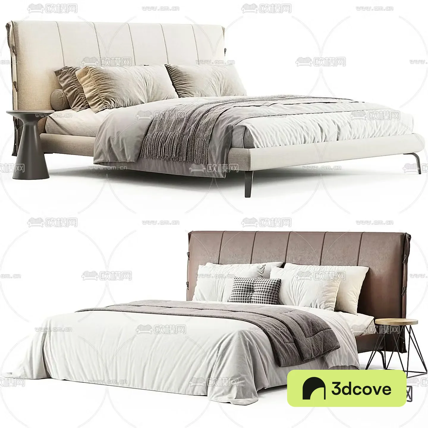 Bonaldo modern double bed