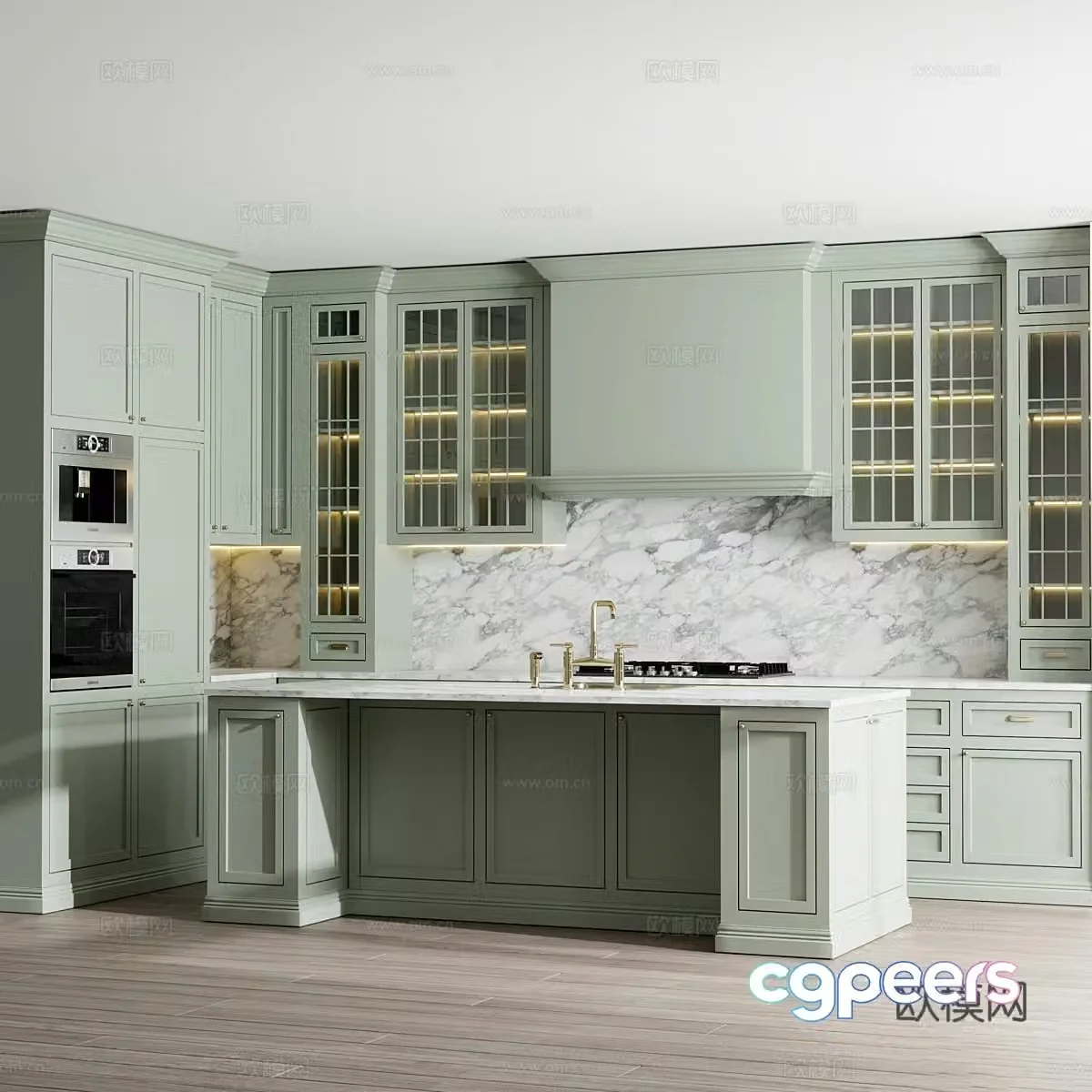 Modern light luxury cabinet 3d model