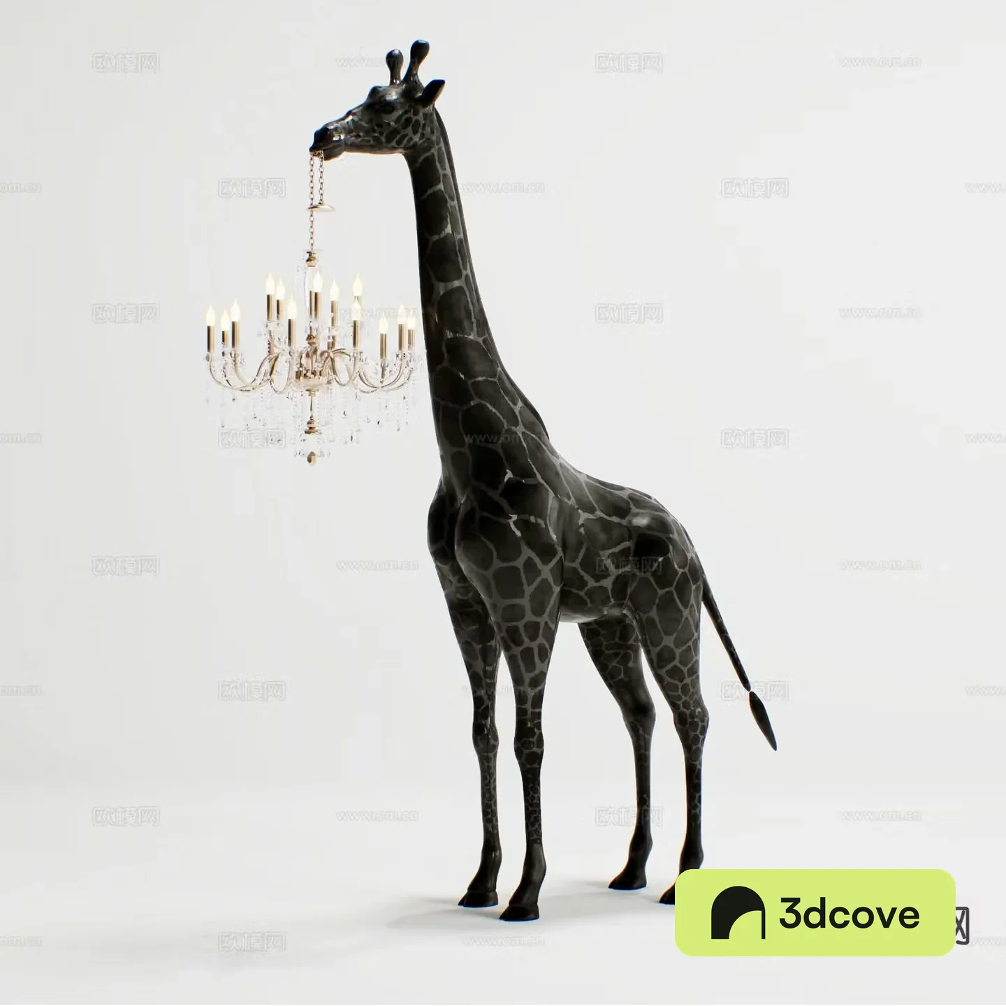 Giraffe floor lamp