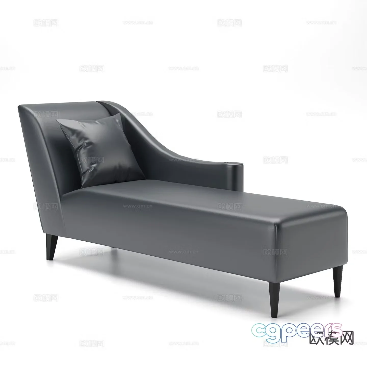 chaise longue 3d model