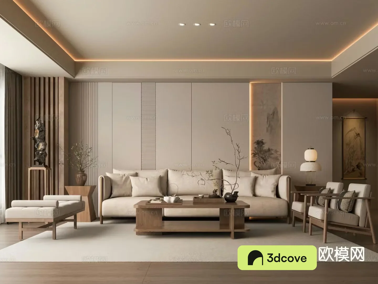 New Chinese style living room