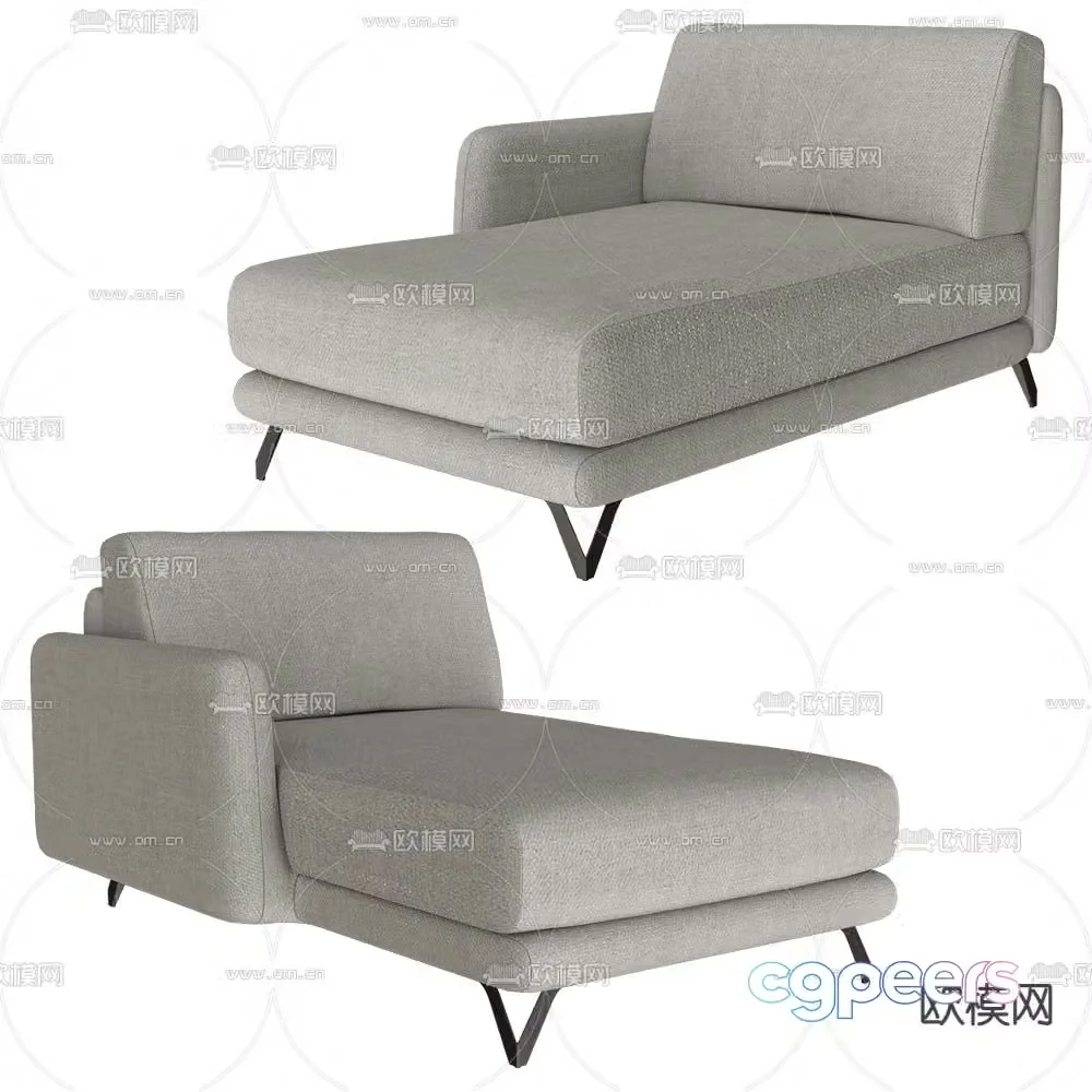 Doimo Salotti chaise longue 3d model