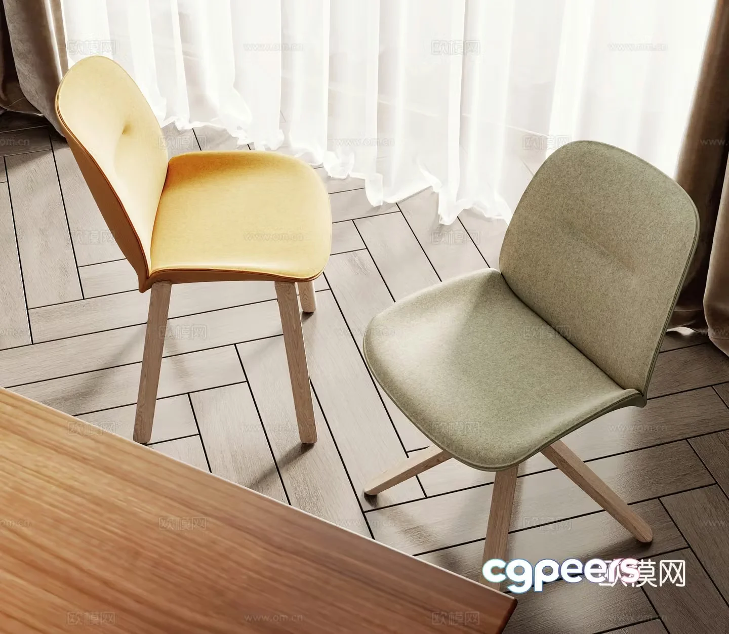 Modern lounge chair 3d model