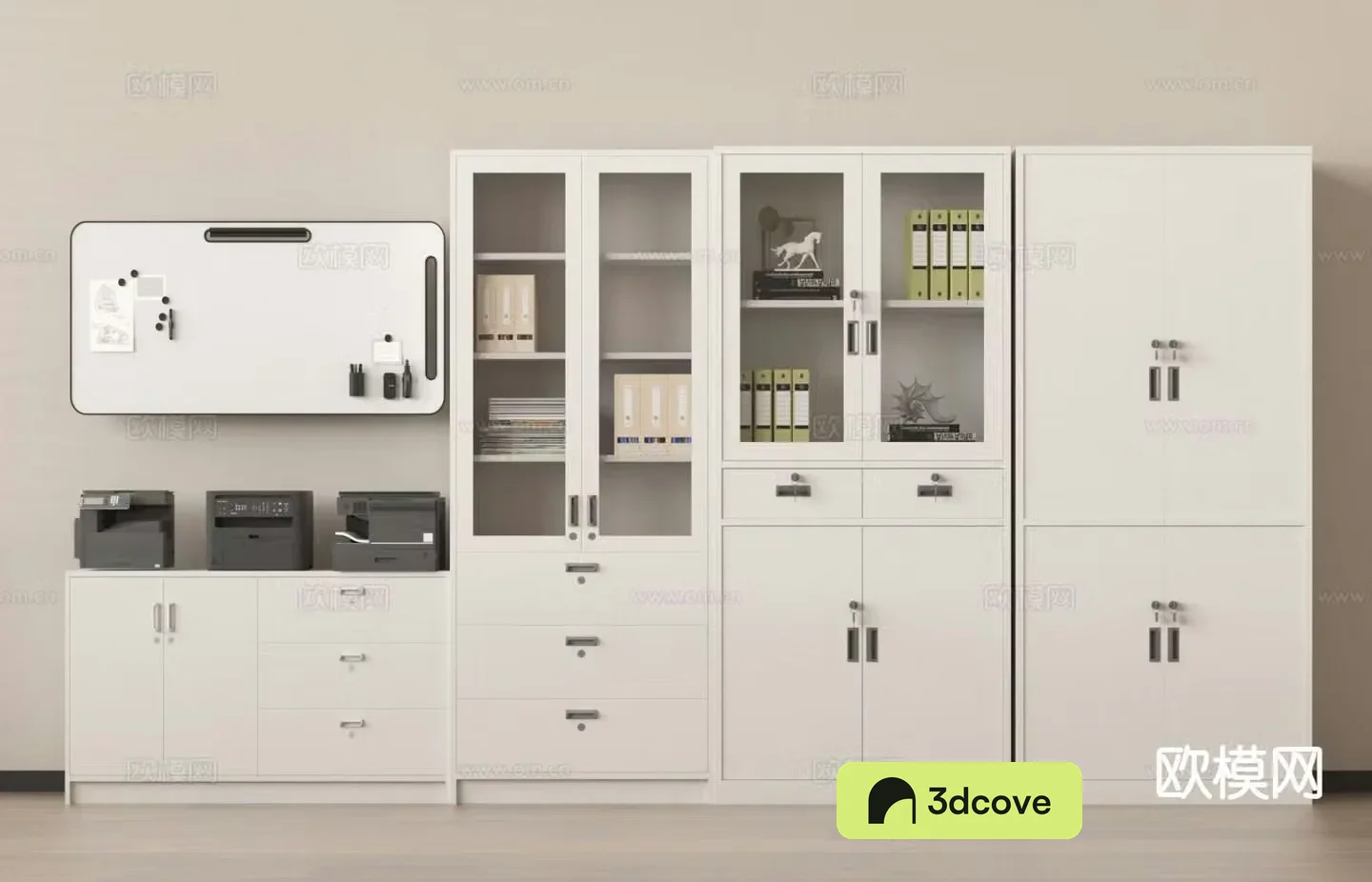 Modern filing cabinet information cabinet