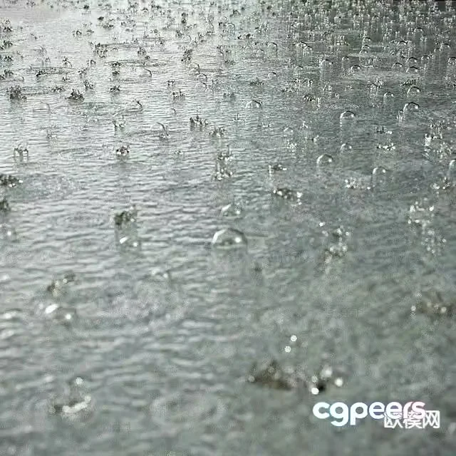 Modern rain water feature 3d model