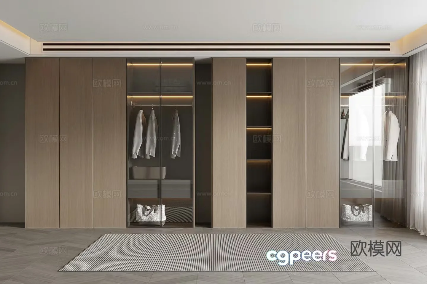 Italian wardrobe 3d model