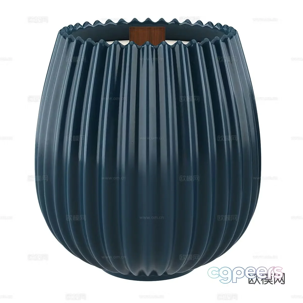 Modern candle candlestick ornaments 3d model