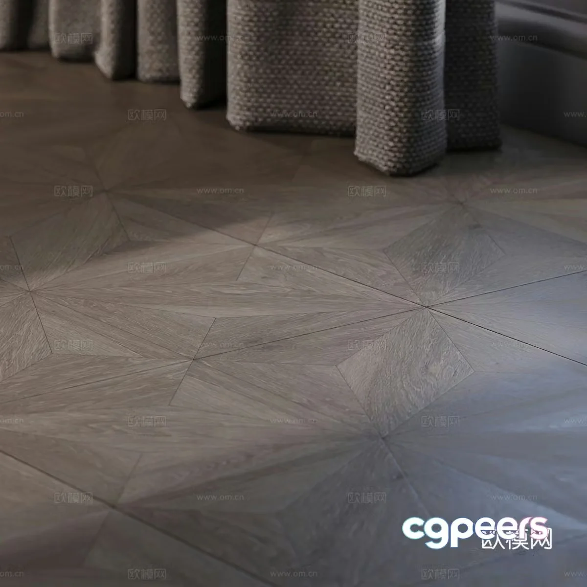 3D model of floor tiles
