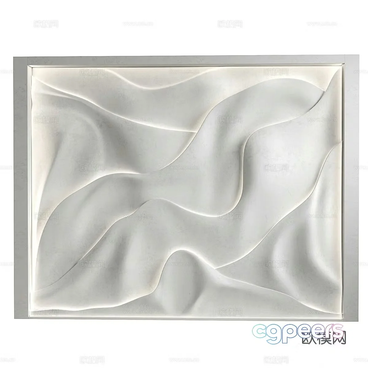 Abstract painting 3d model