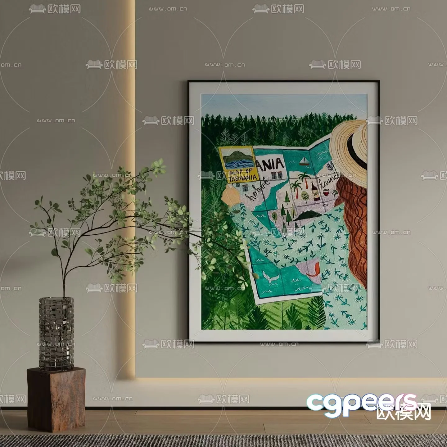 Cartoon drawing comics decorative drawing 3d model