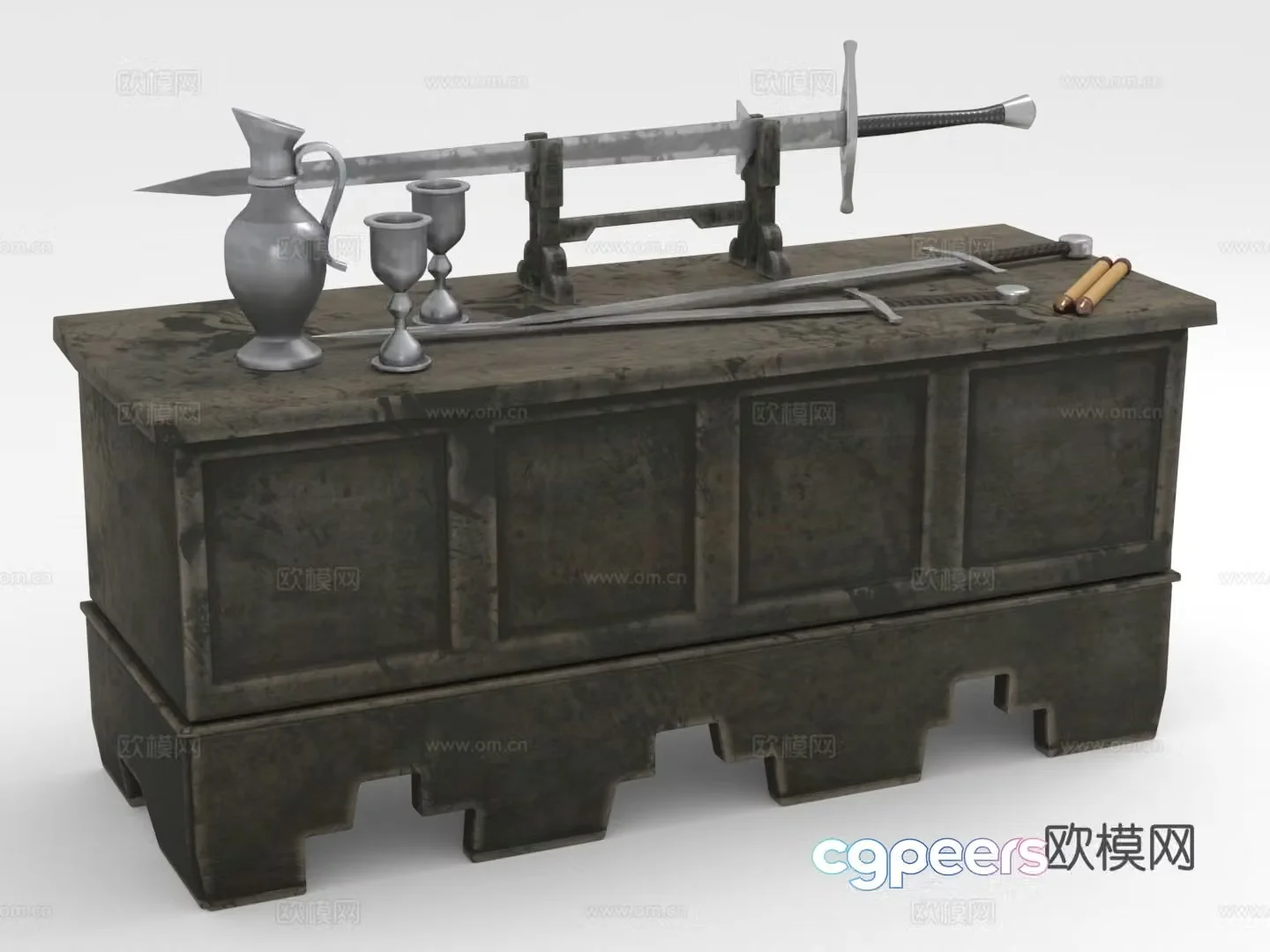 Wooden cabinet Storage cabinet Floor cabinet Side cabinet Long cabinet Cabinet 3D model