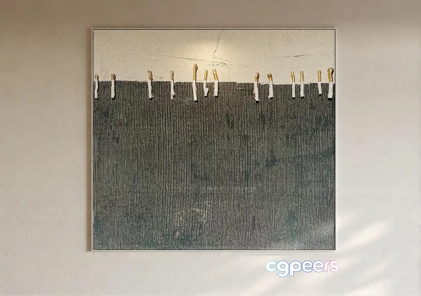 Modern Minimalist Painting 3D Model – 4408 – VRAY Render