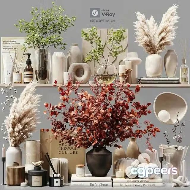 3ds Max Free – Decorative Set 220
