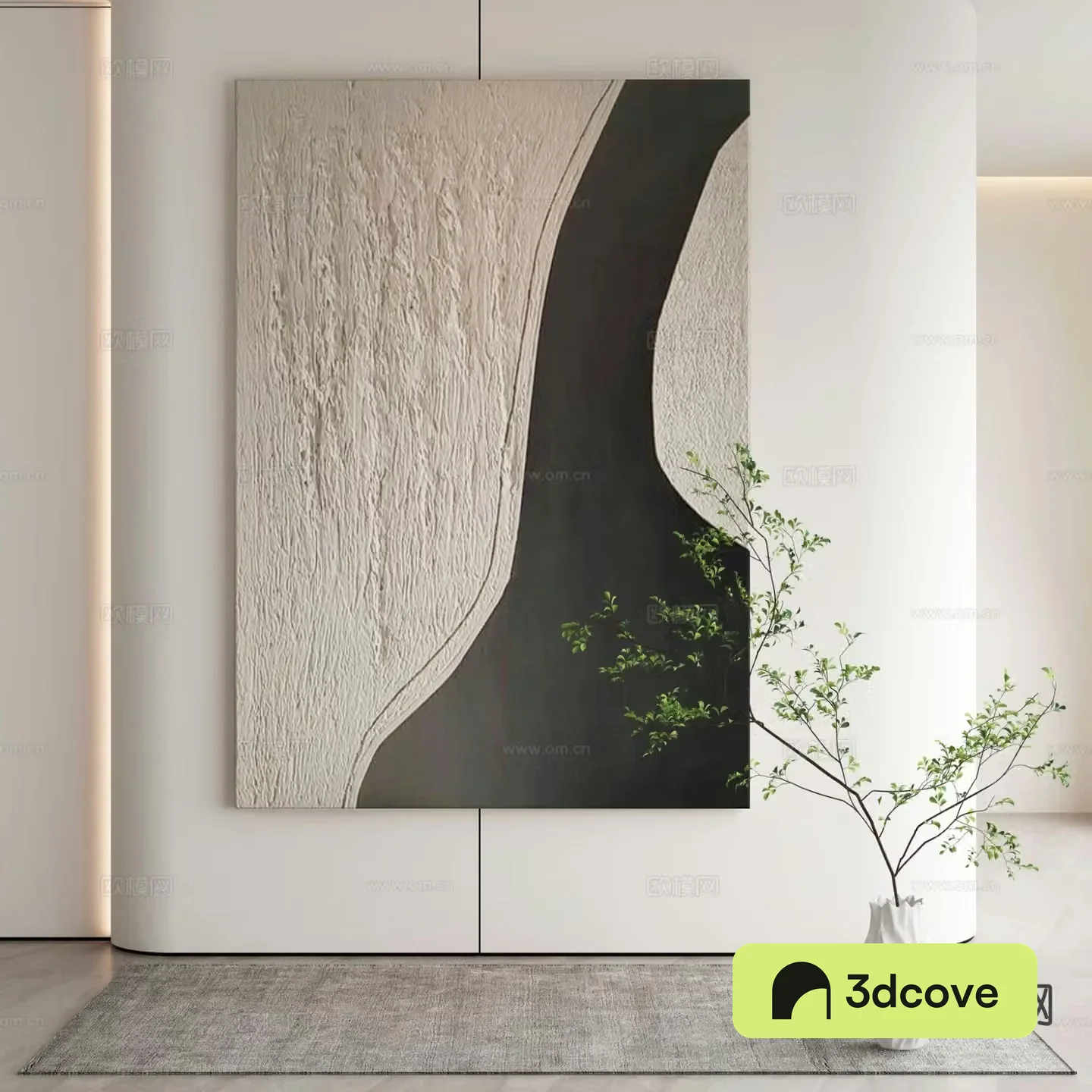 Modern texture painting decorative painting