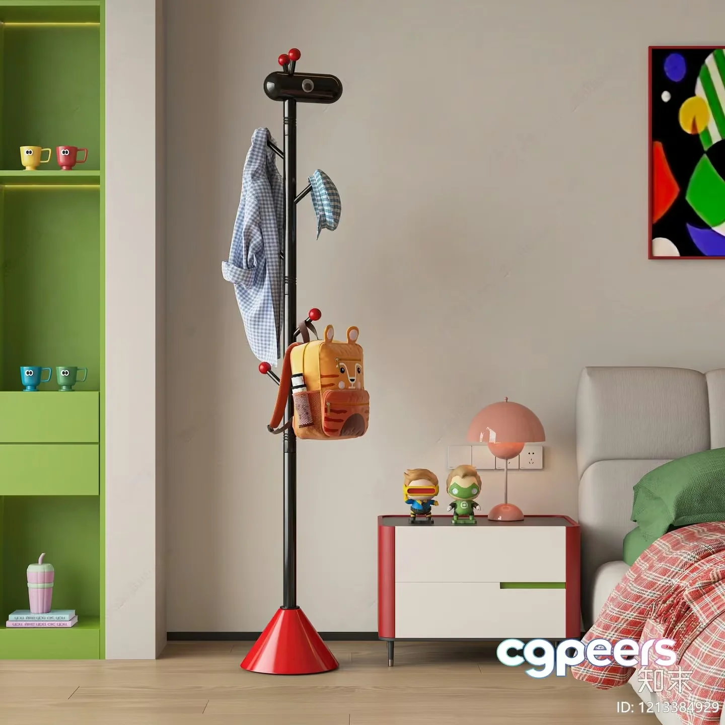 Cozy Children’S Room 3D Model – 21893 – VRAY Render