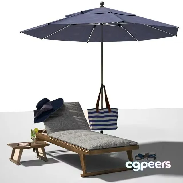 3ds Max Free – GIO Garden chaise longue