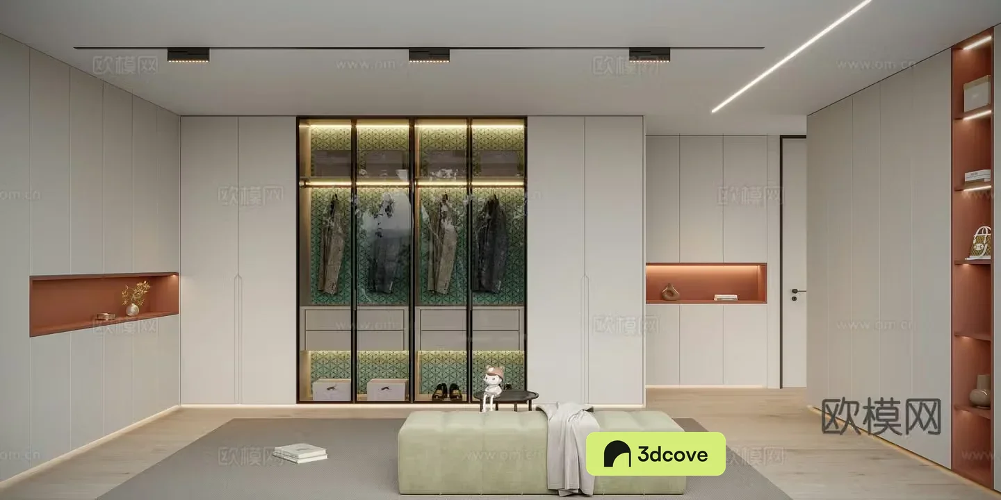 Modern cloakroom