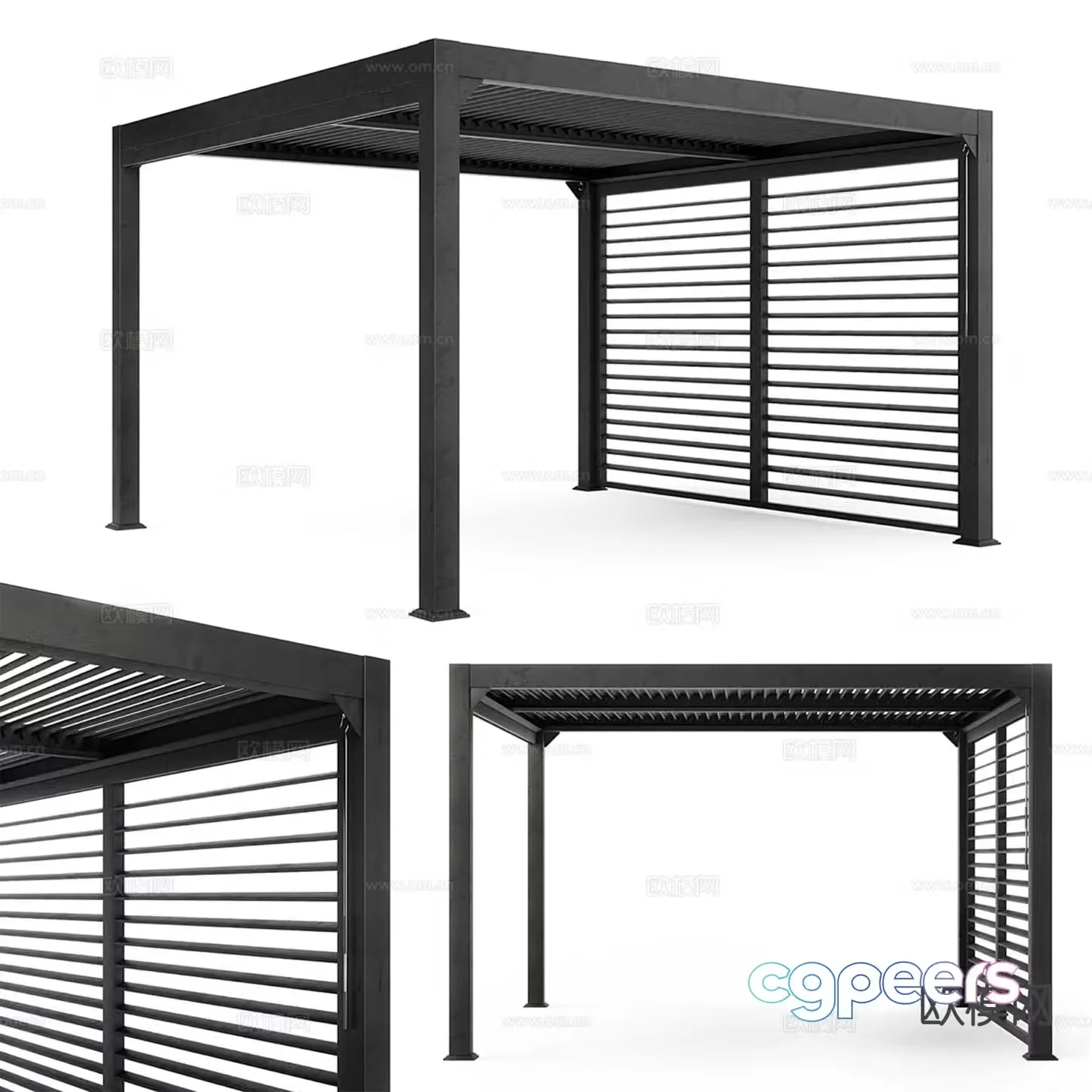 Gallery Frame Gallery Pavilion 3D model