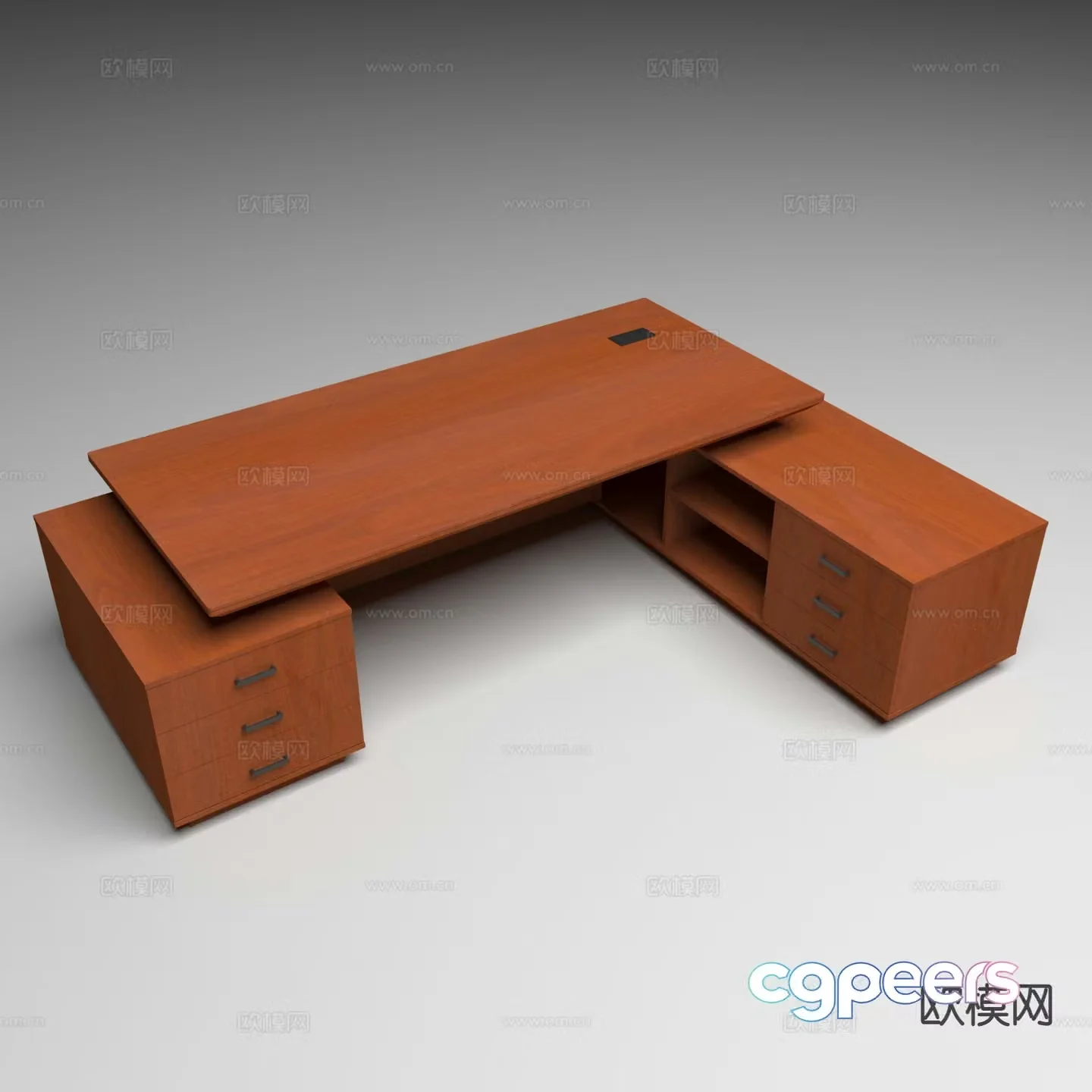 Office furniture desk boss desk 3d model