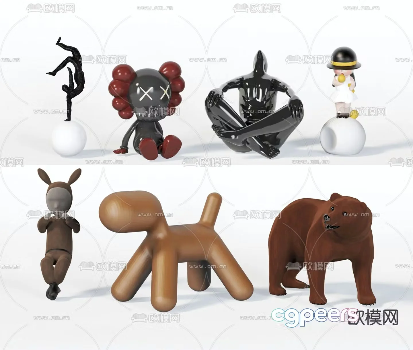 Modern children’s toy ornaments 3d model