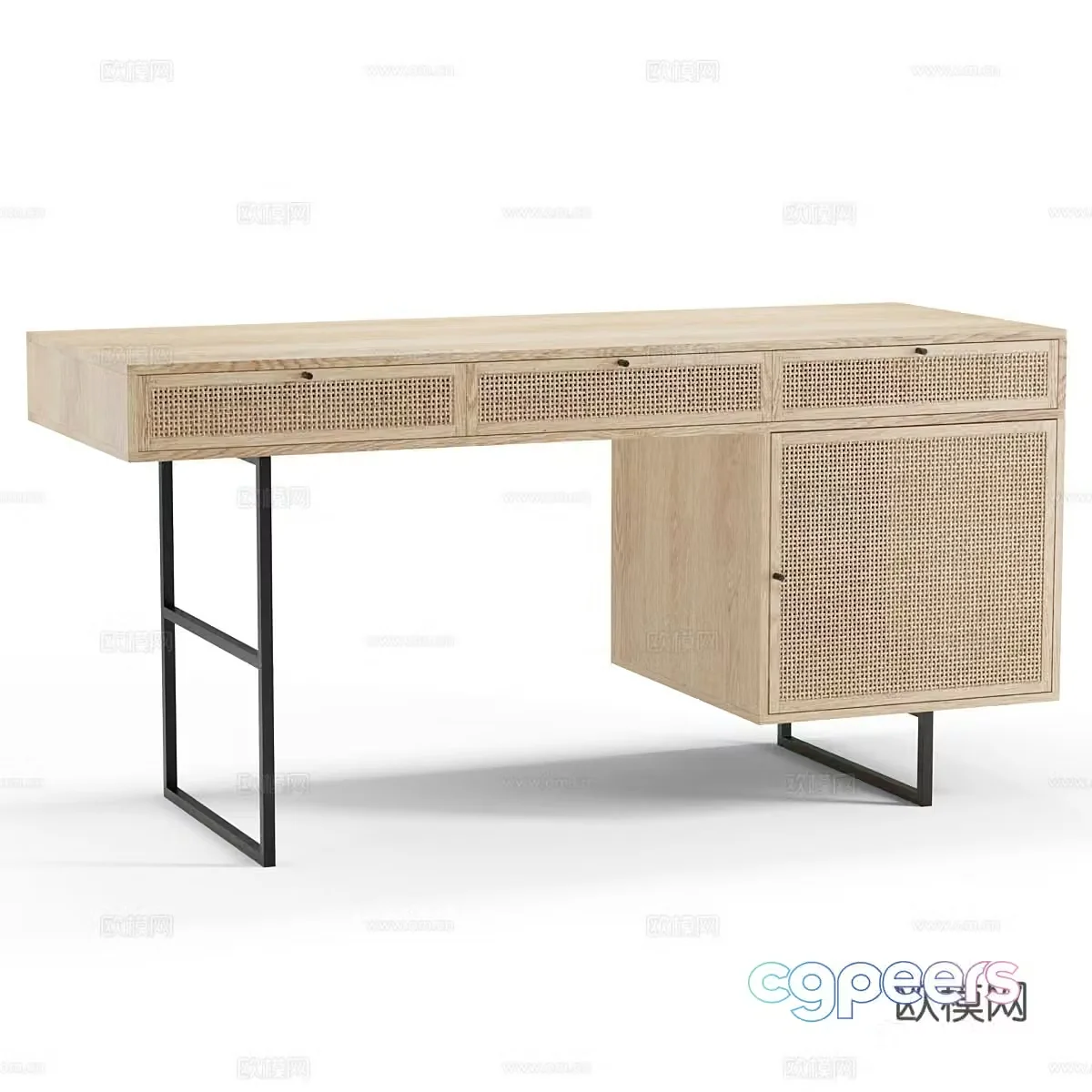 New Chinese desk 3D model