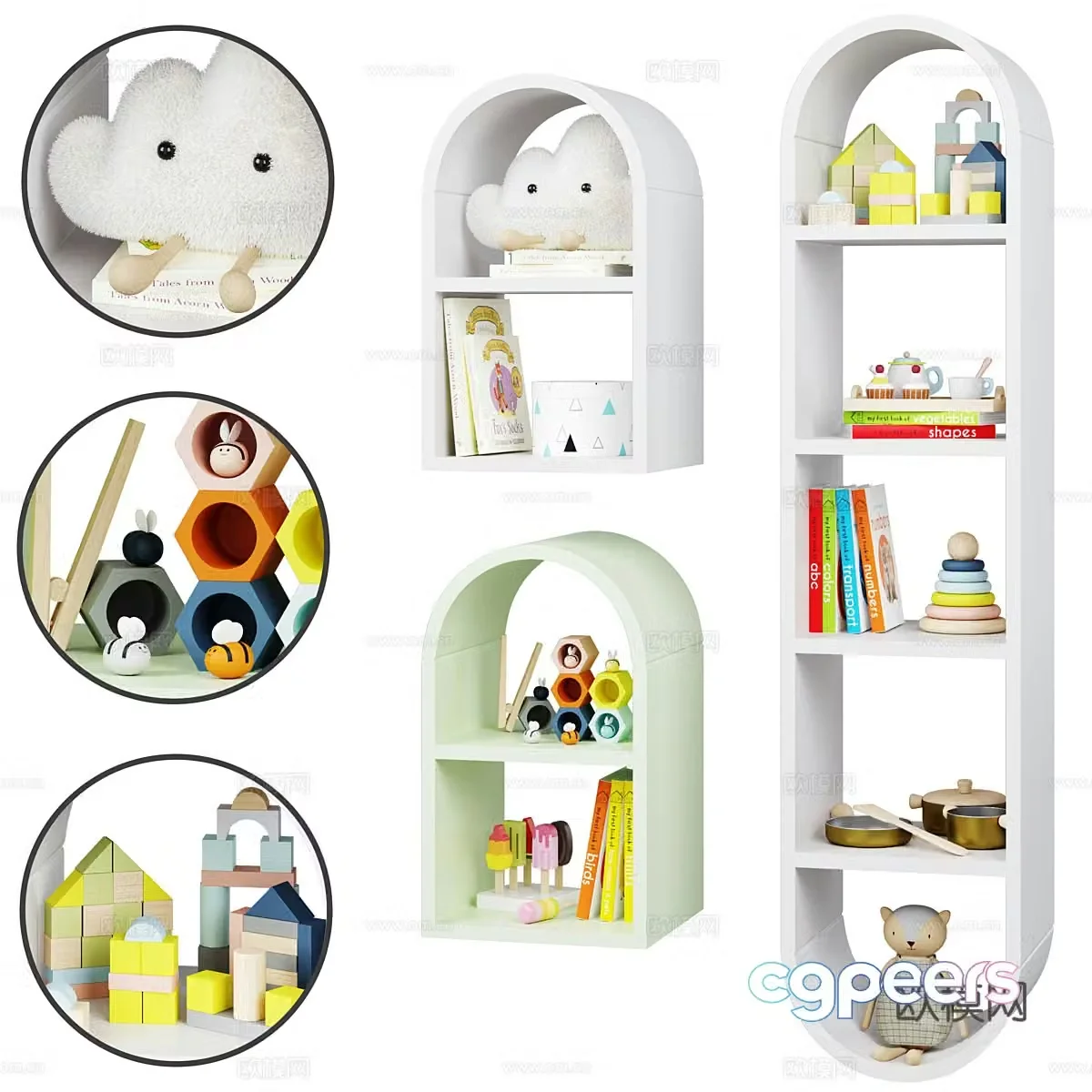 Children’s decorative cabinet 3d model