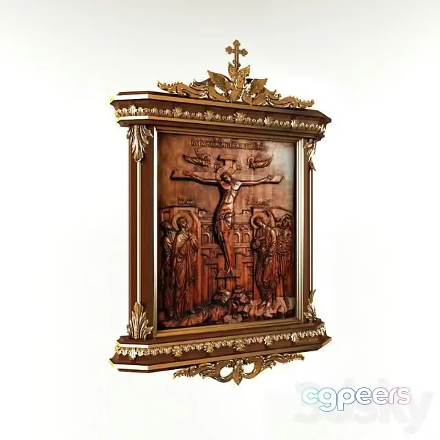 3ds Max Free – Icon Crucifixion of our Lord Jesus Christ in salary