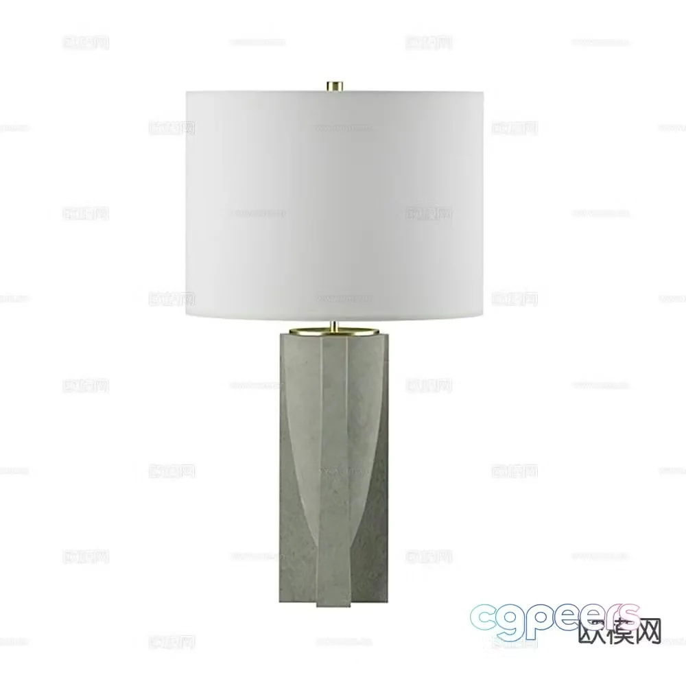 Modern desk lamp 3d model