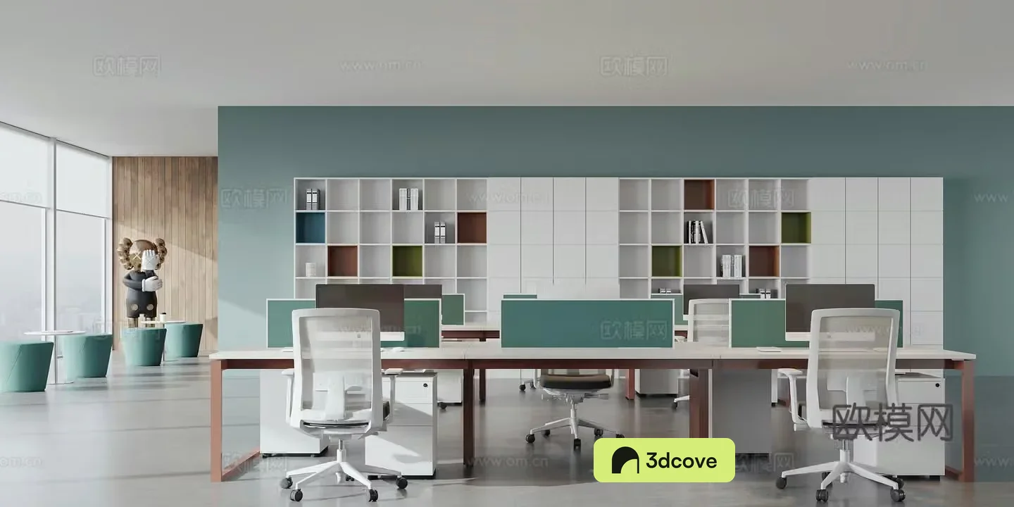 Modern open office area
