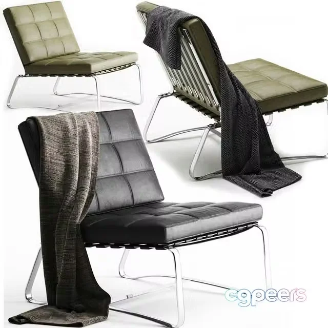 3ds Max Free – Armchair Delaunay Quit Minotti