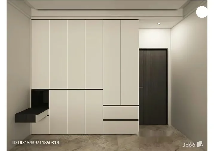 Modern White Closet 3D Model – 4310 – VRAY Render