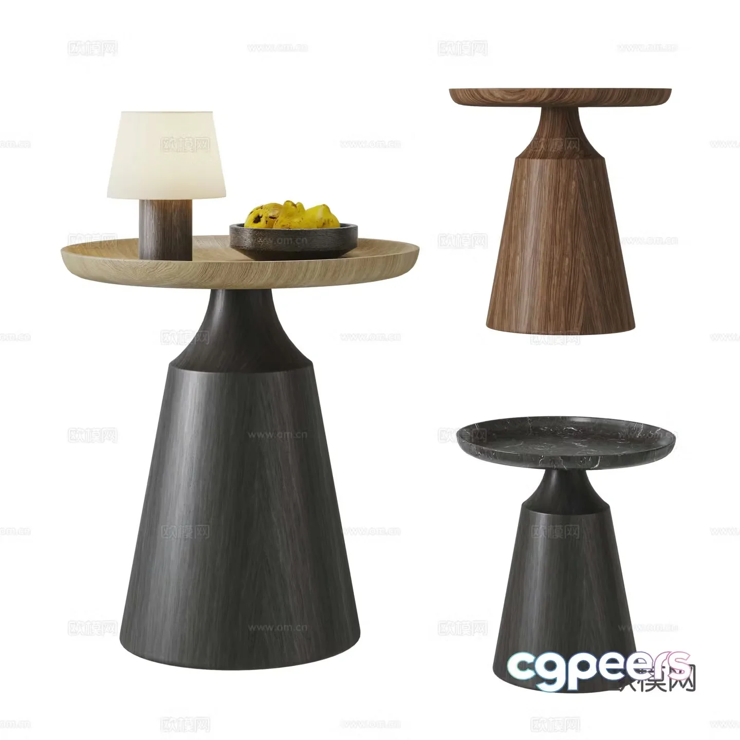 Modern side combination 3D model