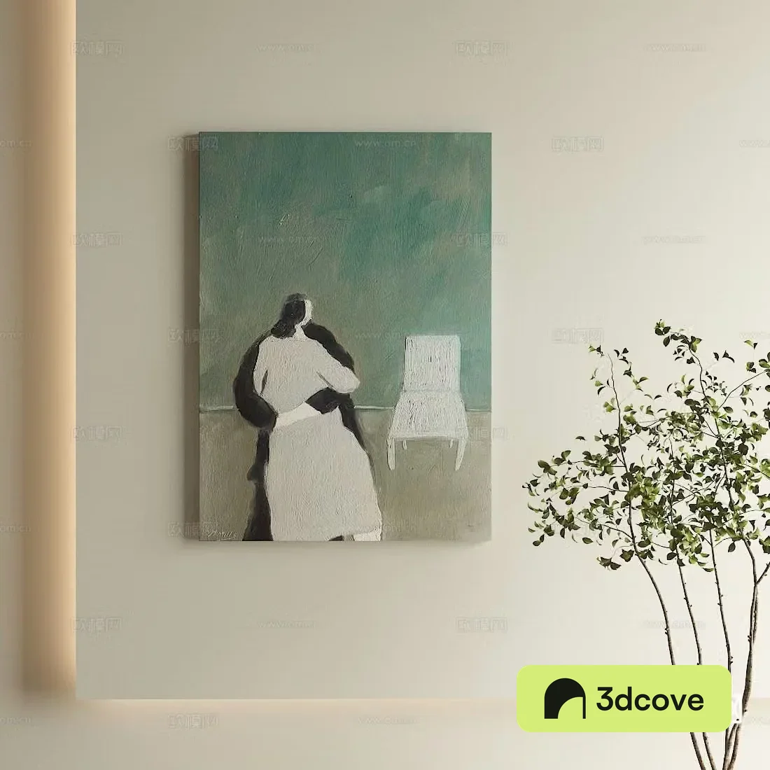 Modern figure painting oil painting decorative painting