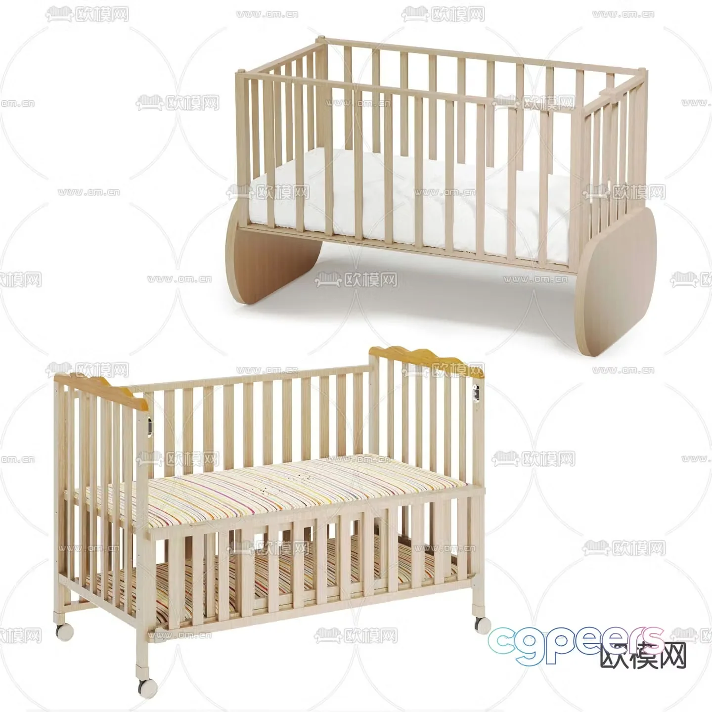 crib 3d model