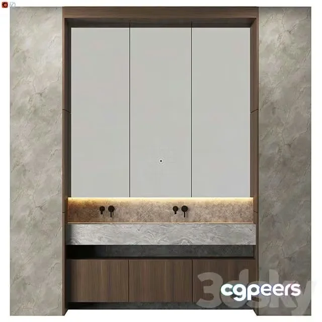 3ds Max Free – Random Inspiration 413 Bathroom